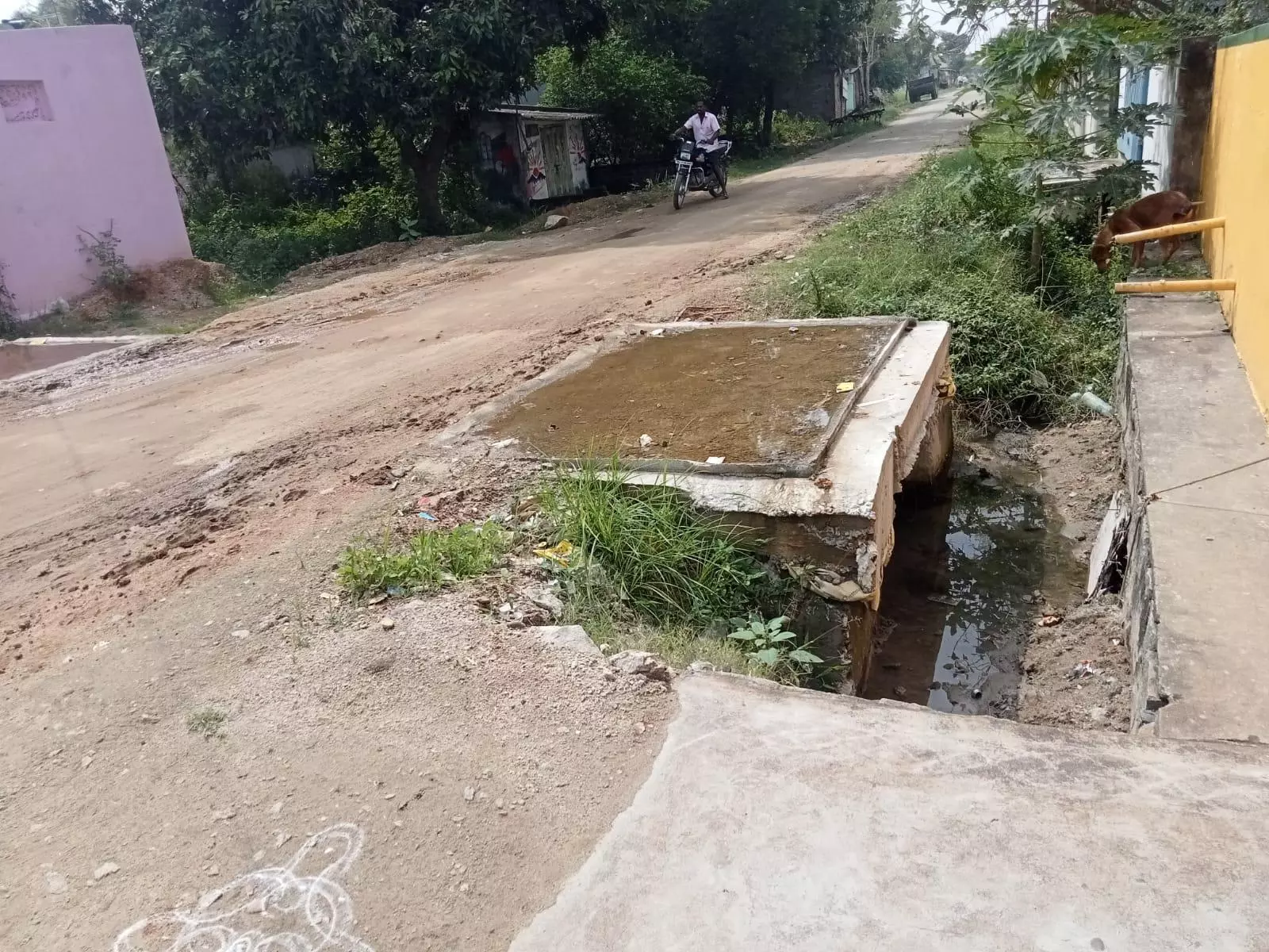 சிறு பாலத்தில் தடுப்புச்சுவர் கட்டுவார்களா?