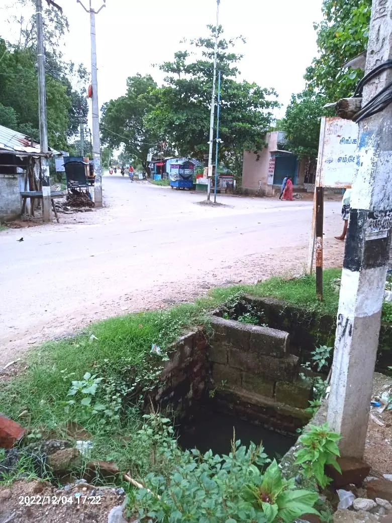 வாறுகாலுக்கு கான்கிரீட் மூடி அமைக்கப்படுமா? வாறுகாலுக்கு கான்கிரீட் மூடி அமைக்கப்படுமா?