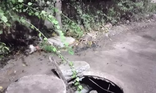 ஆபாயகரமான கழிவுநீர் கால்வாய்