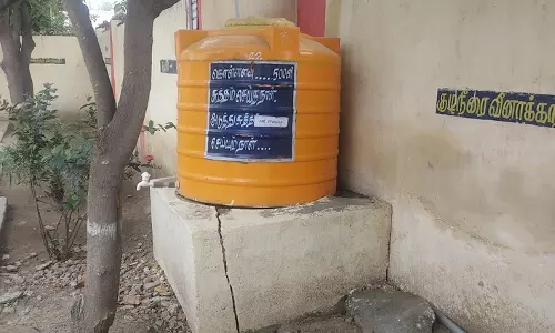 பயன்படாத குடிநீர் தொட்டி