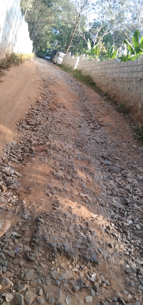 சேதமடைந்த சாலை