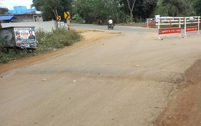 வர்ணம் பூசப்படாத வேகத்தடைகள்