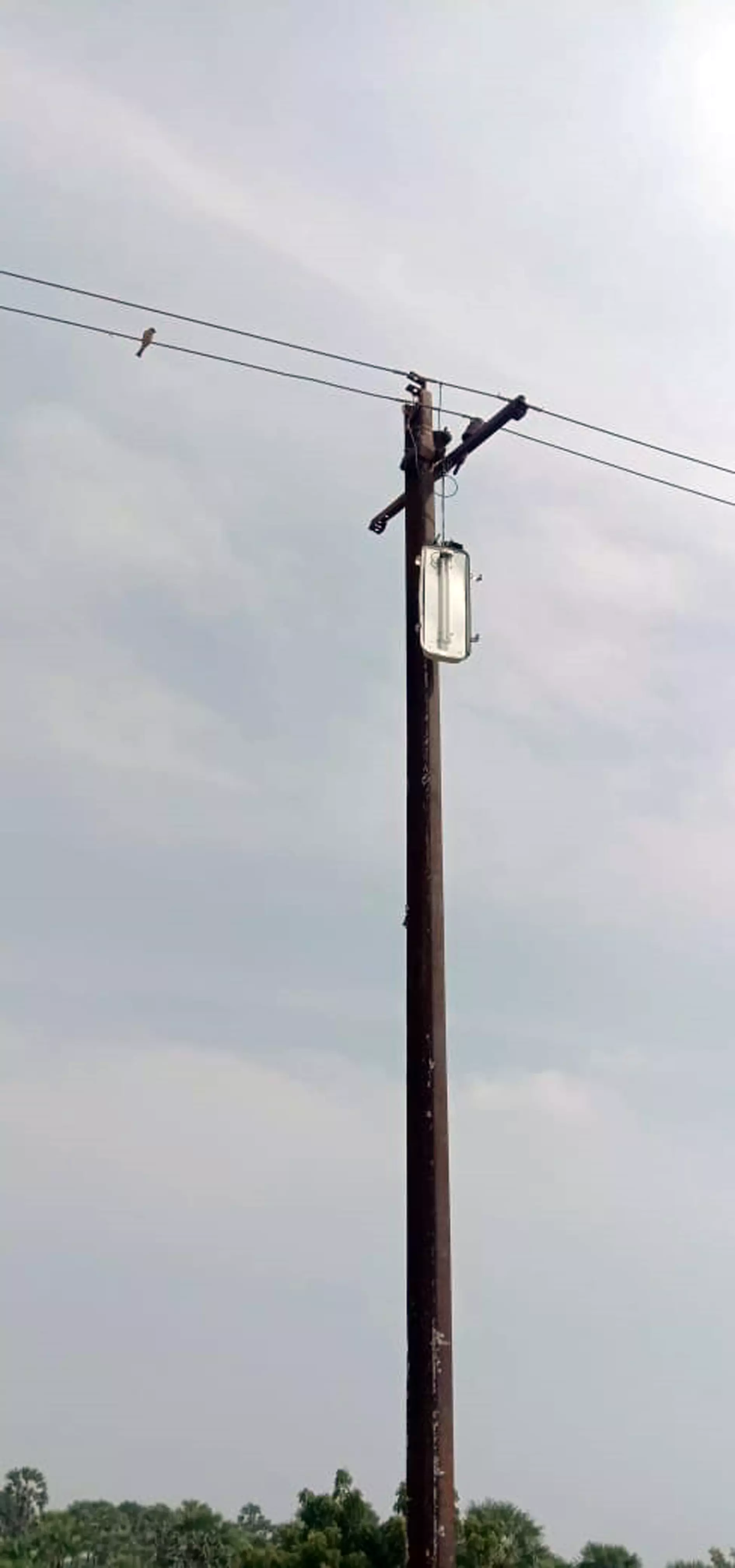 அந்தரத்தில் தொங்கும் மின்விளக்கு