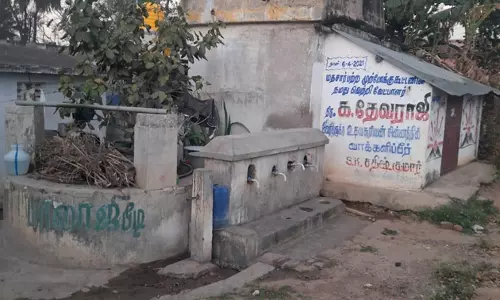 ஆபத்தான குடிநீர் தொட்டி