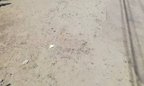 விபத்தை ஏற்படுத்தும் ரோடு