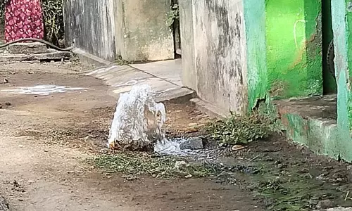 வீணாகும் குடிநீர் வீணாகும் குடிநீர்