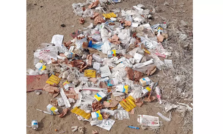 மருந்து கழிவுகளால் சுகாதார சீர்கேடு