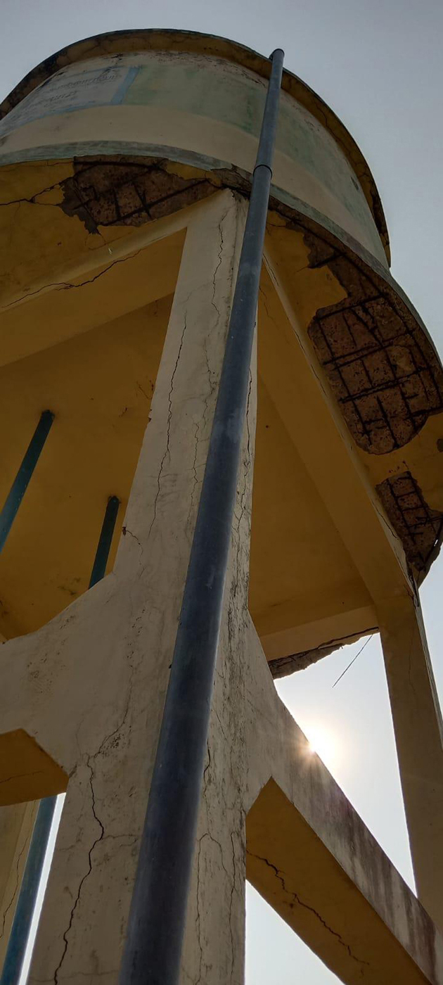 குடிநீர் தொட்டி பழுது