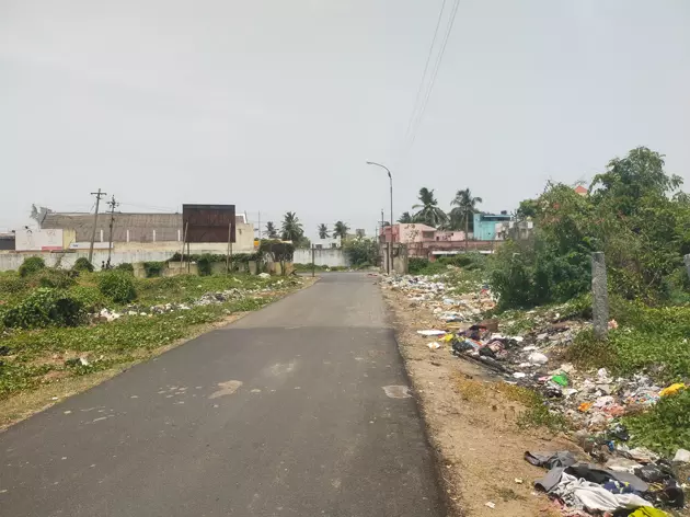 சாலையோரம் வீசப்படும் குப்பைகள் சாலையோரம் வீசப்படும் குப்பைகள்