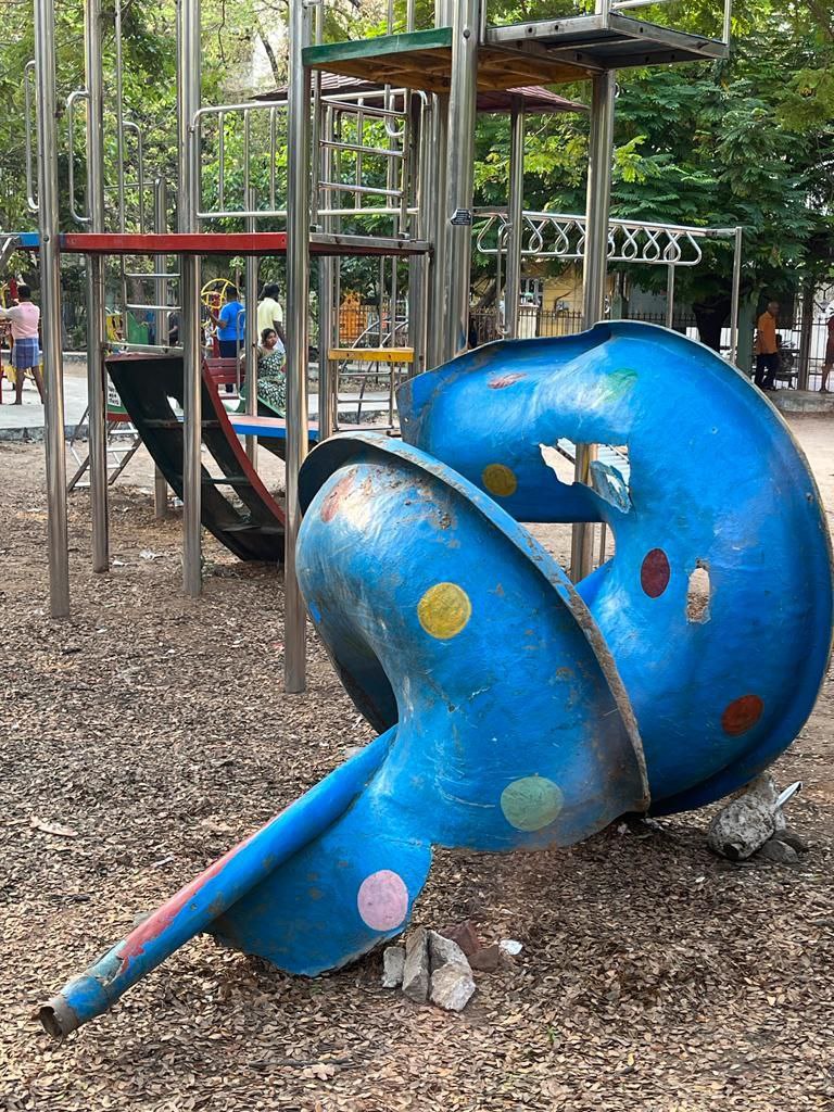 பராமரிப்பில்லாத பூங்கா