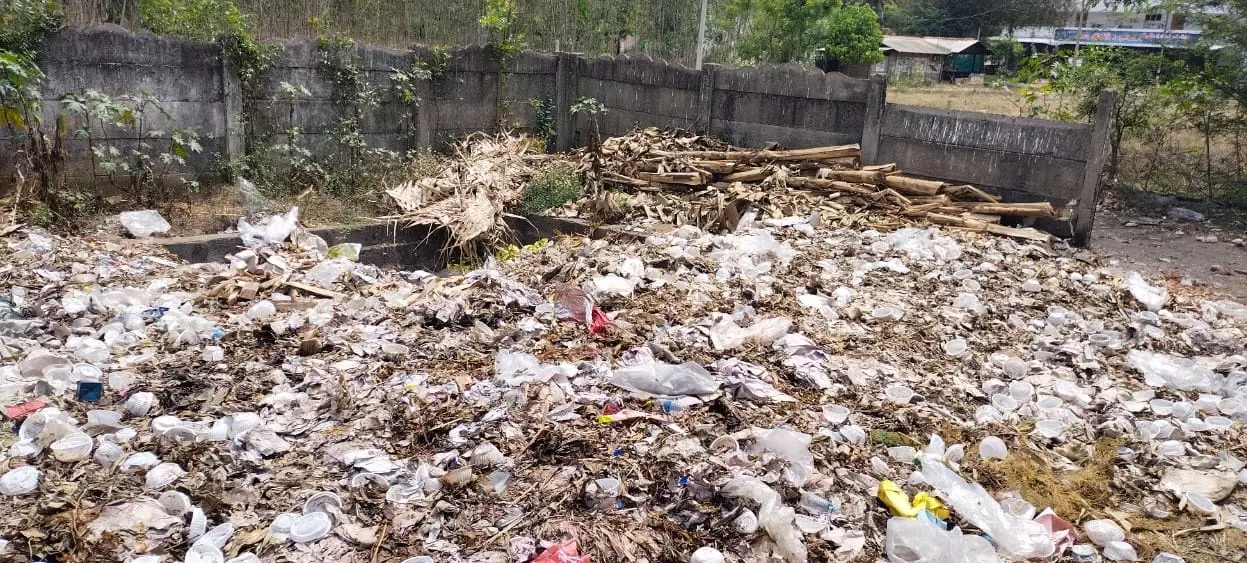 குப்பைகளால் சுகாதார கேடு குப்பைகளால் சுகாதார கேடு