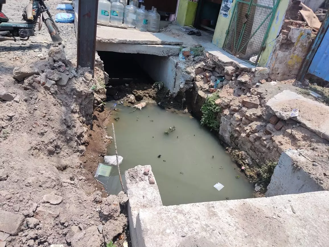 மந்தகதியில் கால்வாய் அமைக்கும் பணி