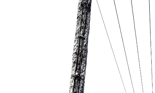 எலும்புக்கூடான மின்கம்பம் எலும்புக்கூடான மின்கம்பம்