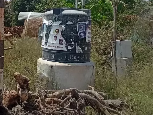பயன்பாடின்றி கிடக்கும் குடிநீர் தொட்டி பயன்பாடின்றி கிடக்கும் குடிநீர் தொட்டி