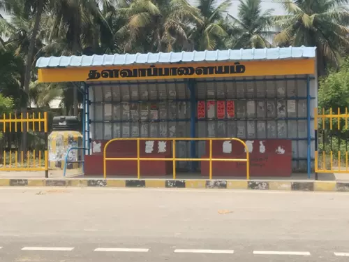 நிறுத்தத்தில் நிற்காத பஸ்கள்