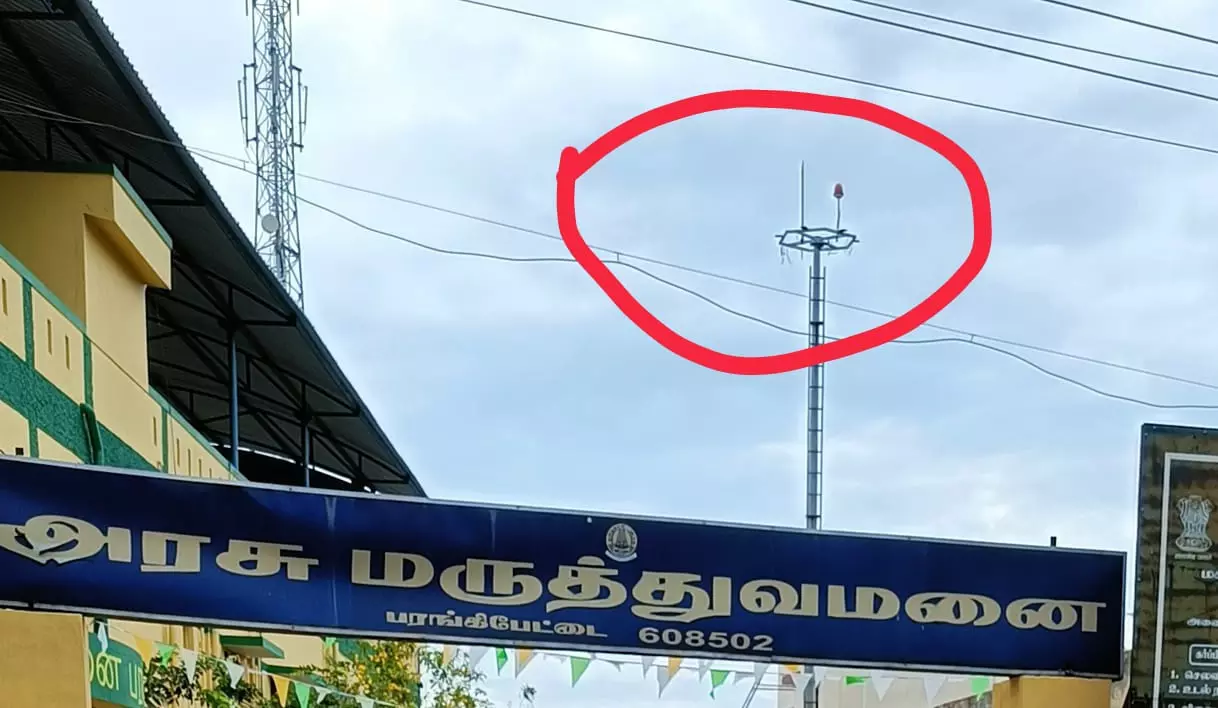 எரியாத உயர்கோபுர மின்விளக்கு எரியாத உயர்கோபுர மின்விளக்கு