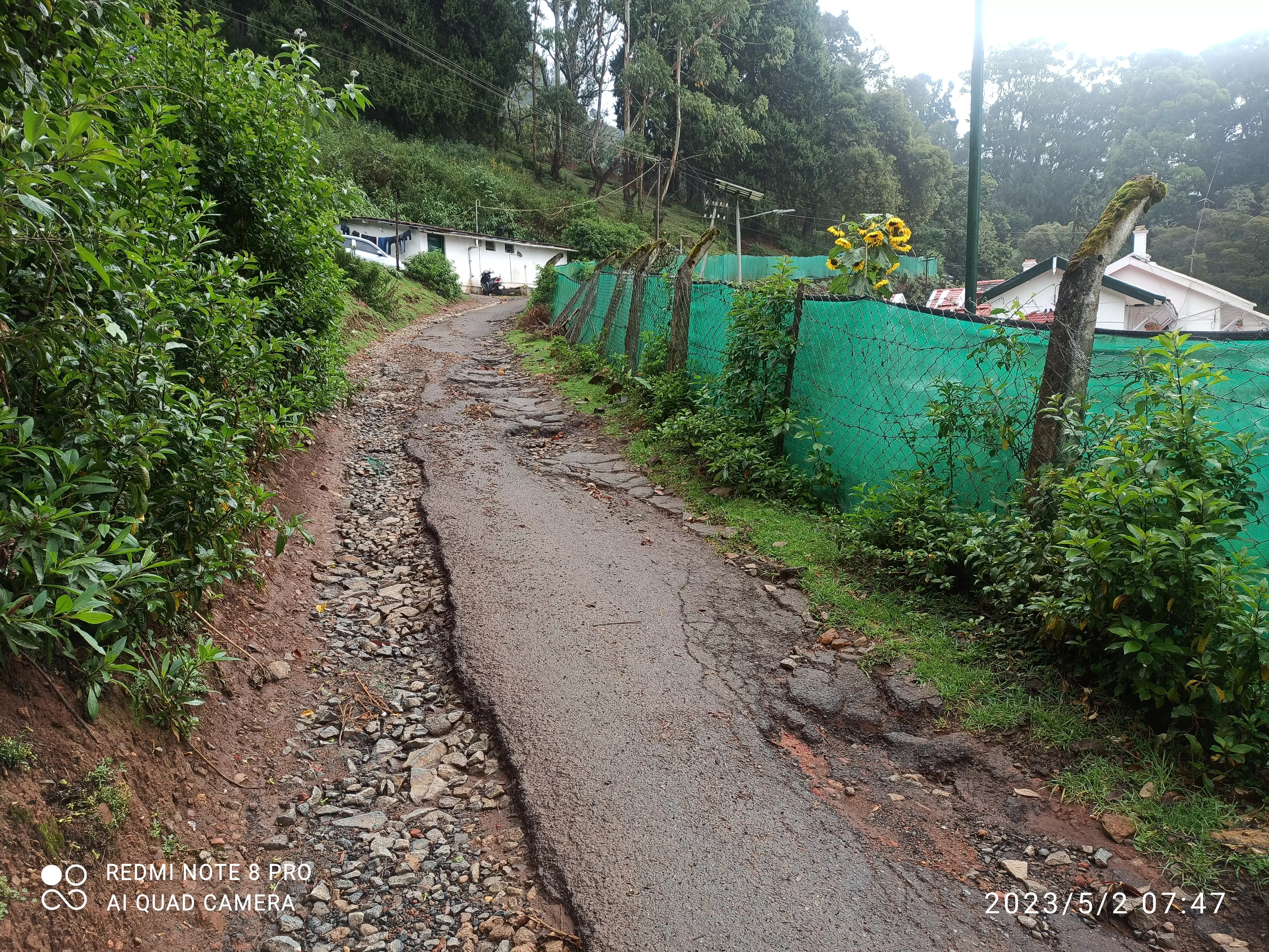 குண்டும், குழியுமான சாலை குண்டும், குழியுமான சாலை