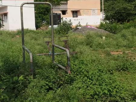 புதர் மண்டிய மைதானம் புதர் மண்டிய மைதானம்