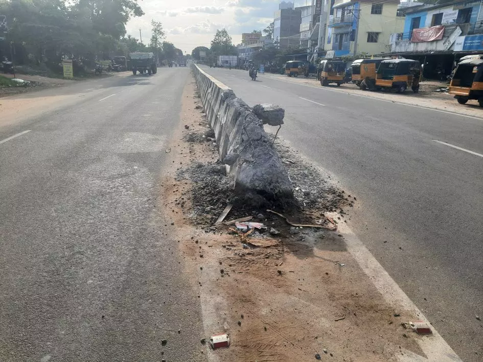 சேதமடைந்த தடுப்புச்சுவர் சீரமைக்கப்படுமா?