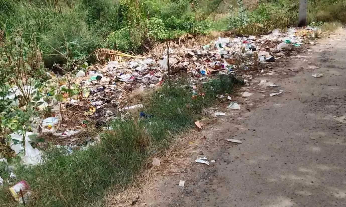 தேங்கும் குப்பையால் துர்நாற்றம்