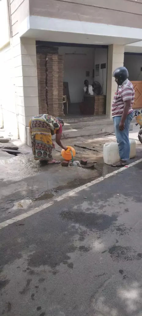 குடிநீர் குழாய் உடைப்பு