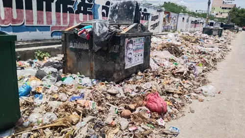 குவிந்து கிடக்கும் குப்பைகள் குவிந்து கிடக்கும் குப்பைகள்