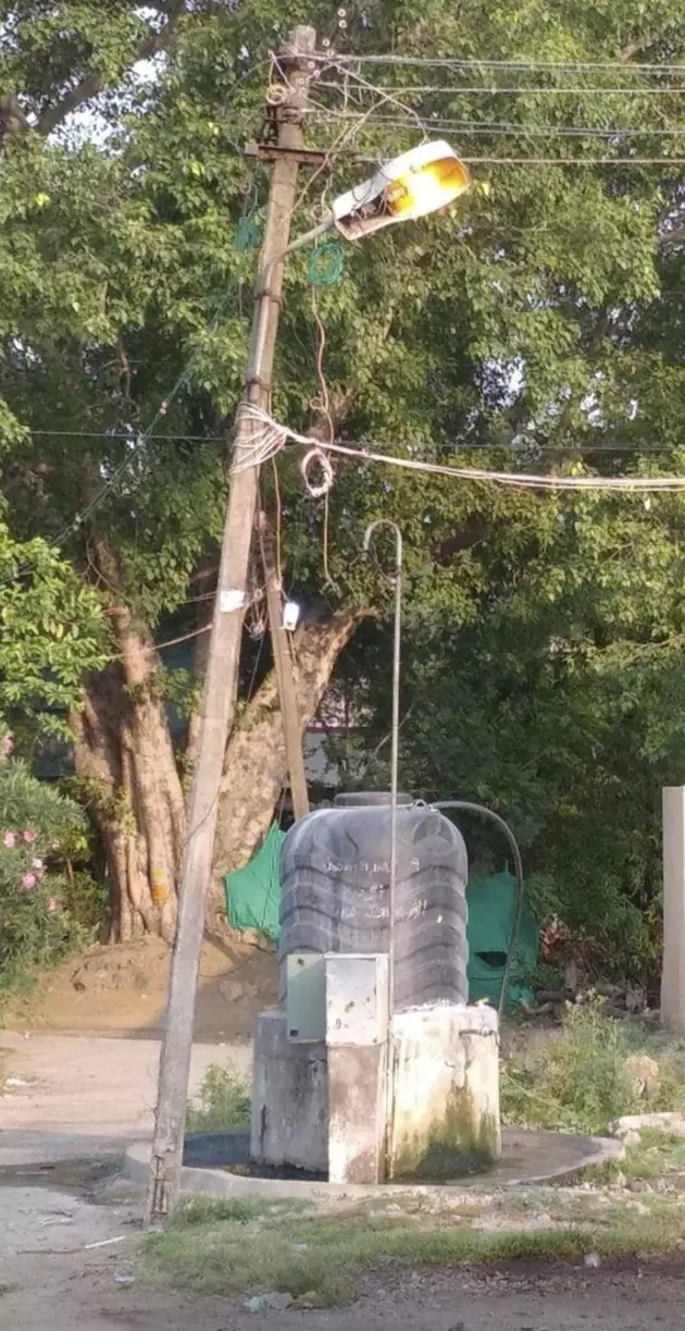 பழுதான குடிநீர் தொட்டி