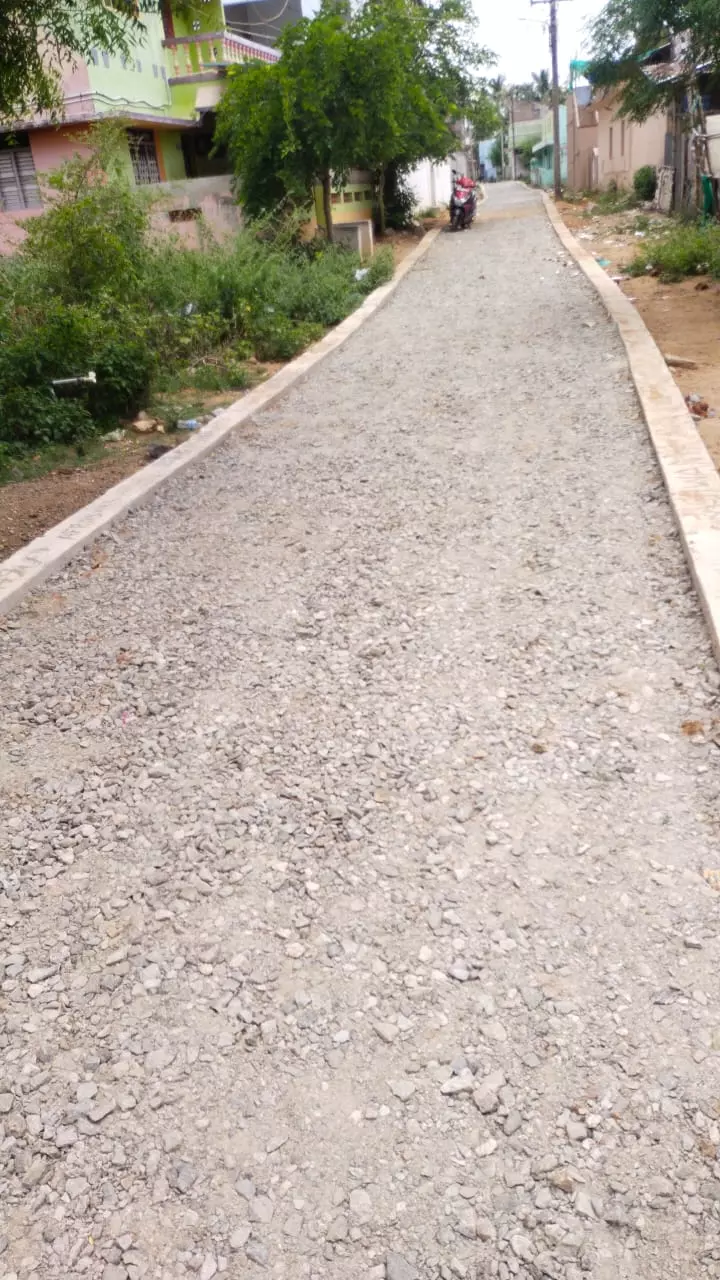 கிடப்பில் போடப்பட்ட சாலை பணி