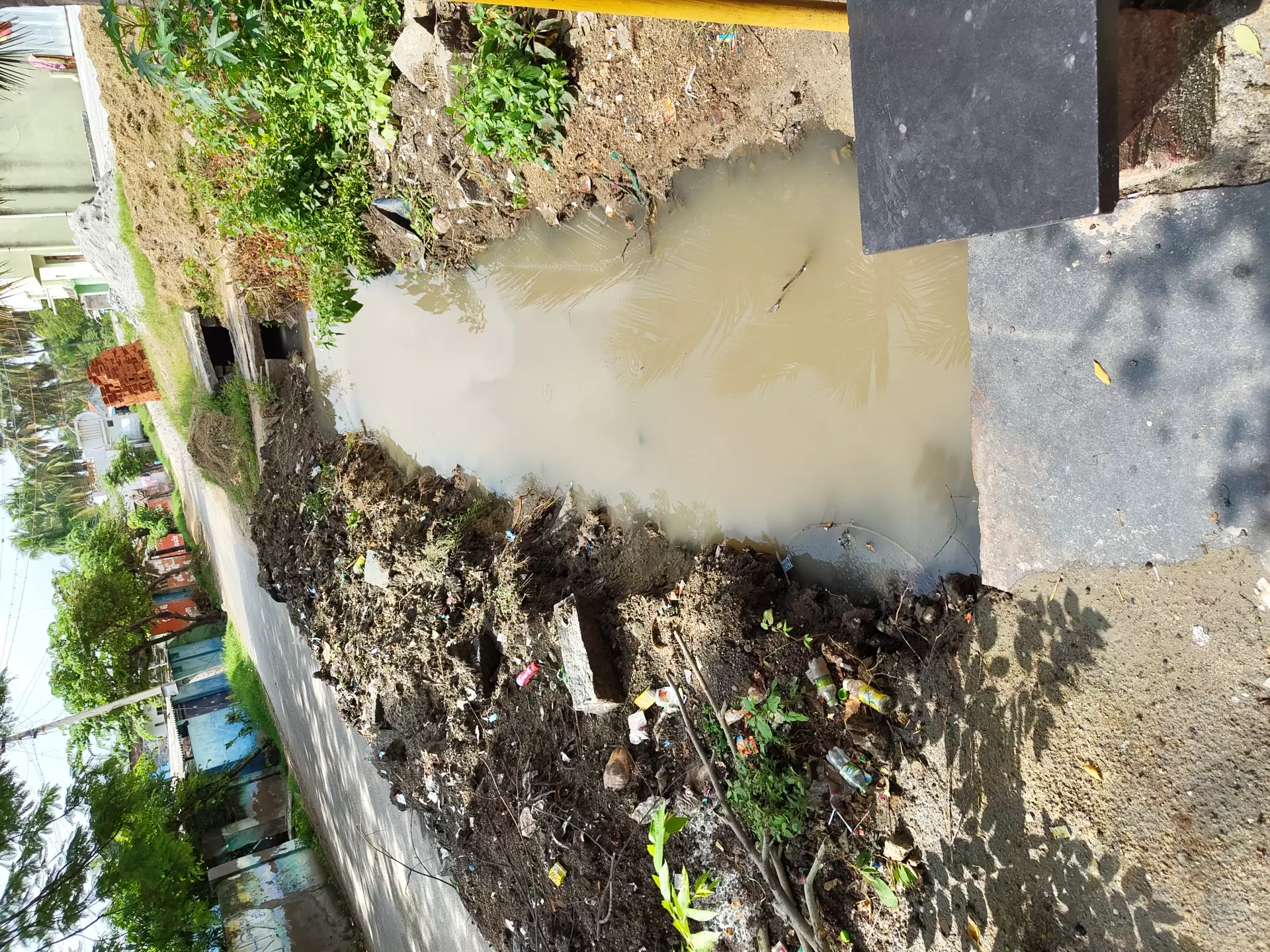 தூர்வார வேண்டிய கழிவுநீர் கால்வாய்