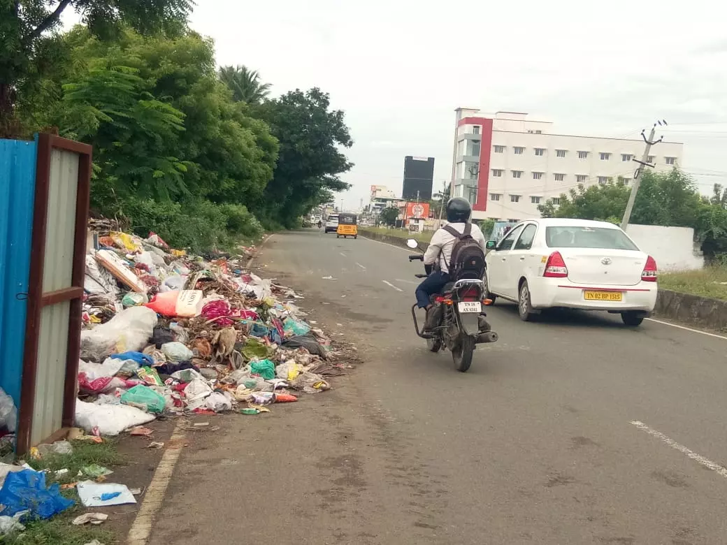 குவிந்து கிடக்கும் குப்பை