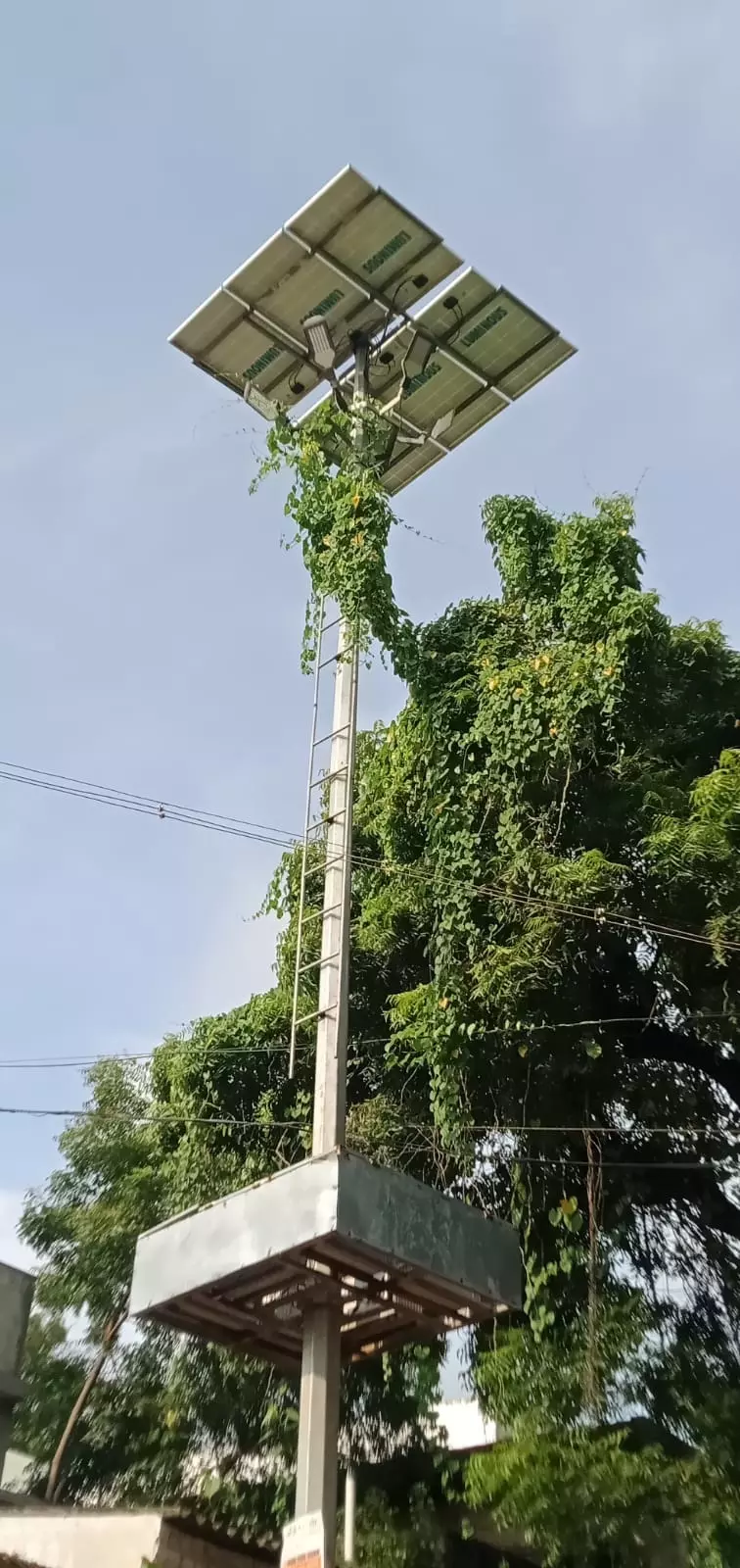 எரியாத உயர்கோபுர மின்விளக்கு