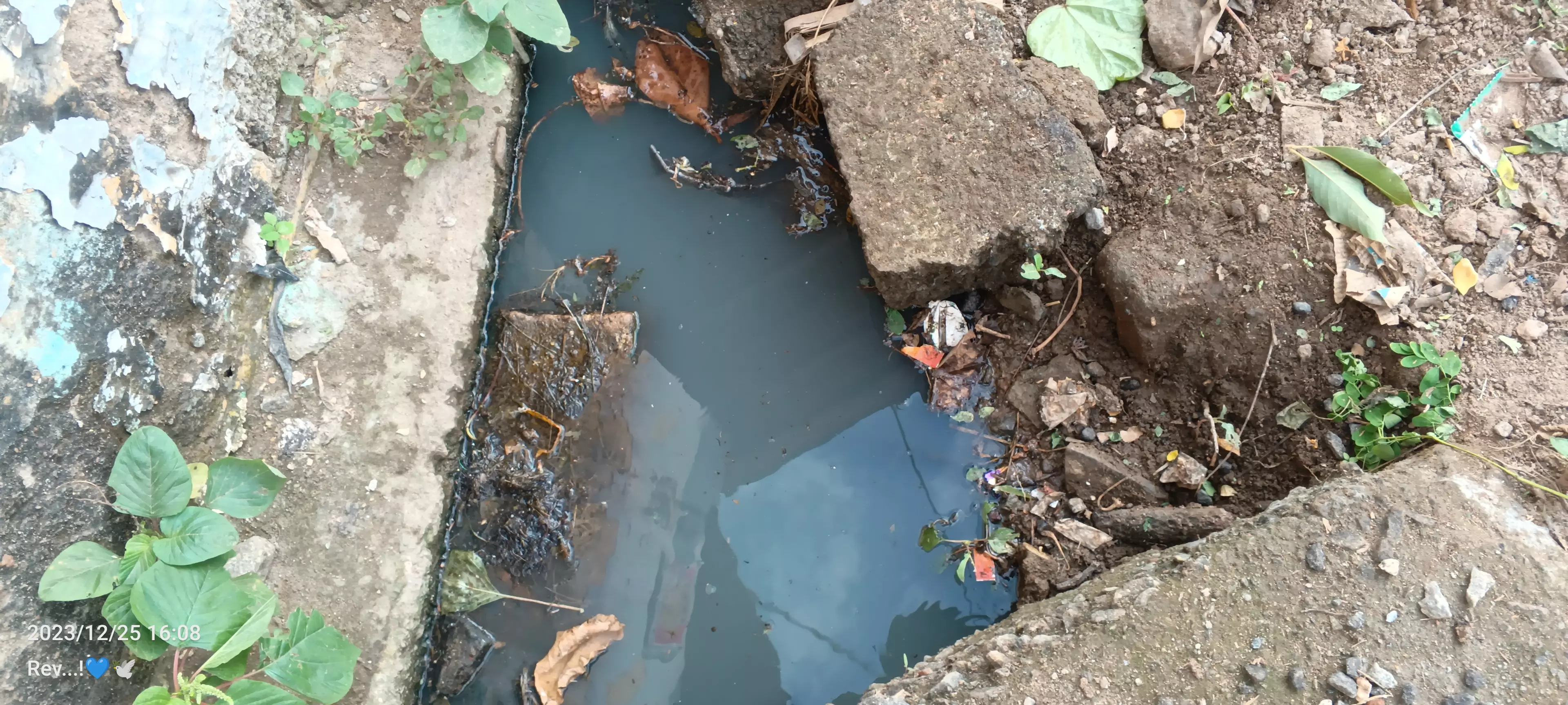 கால்வாயில் அடைப்பு கால்வாயில் அடைப்பு