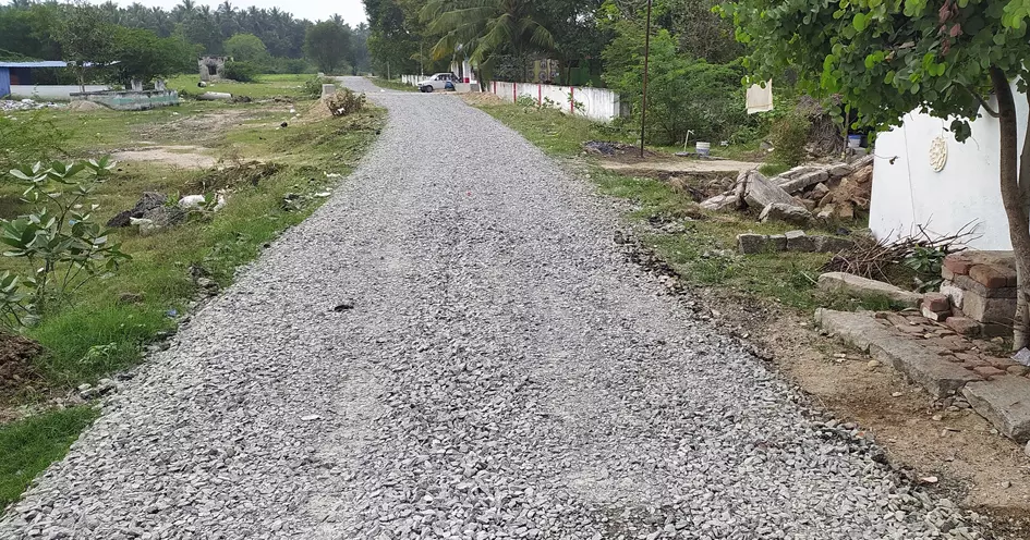 முடிவடையாத சாலை பணி முடிவடையாத சாலை பணி