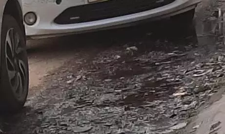 குழாய் உடைந்து வீணாகும் குடிநீர்