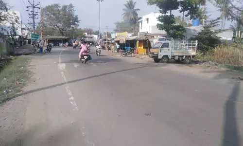 வேகத்தடைக்கு வர்ணம் பூச கோரிக்கை