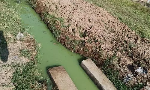 நிரம்பி வழியும் கழிவுநீர் கால்வாய்