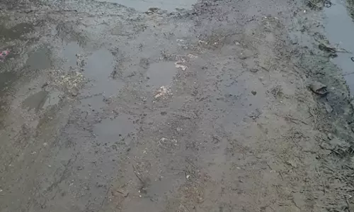 சாலையில் தேங்கும் கழிவுநீர்