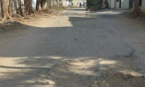 குண்டும் குழியுமான சாலை