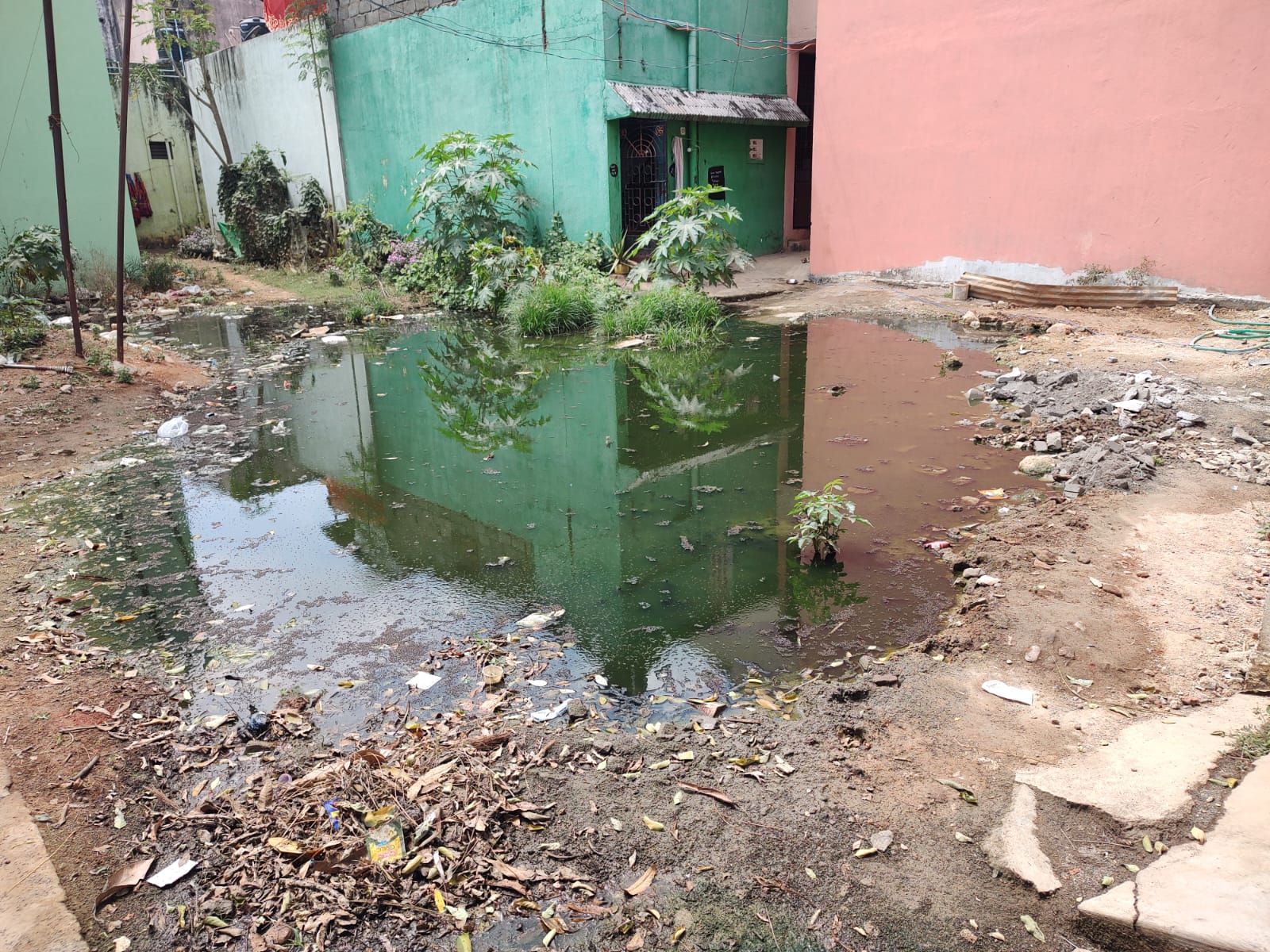 தேங்கி நிற்கும் கழிவுநீர்