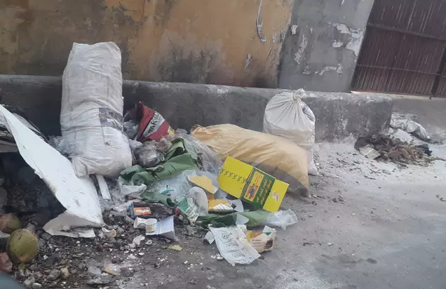 சாலையோரம் வீசப்படும் குப்பைகள்