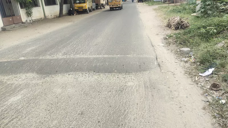 வர்ணம் பூசப்படாத வேகத்தடைகள்