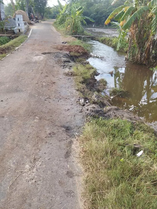 தார் சாலை சேதம்