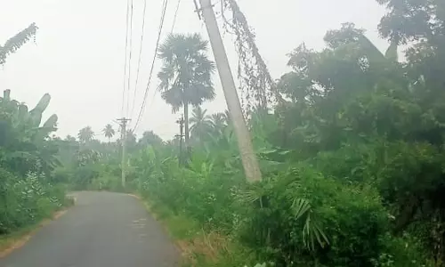 ஆபத்தான மின்கம்பம் ஆபத்தான மின்கம்பம்