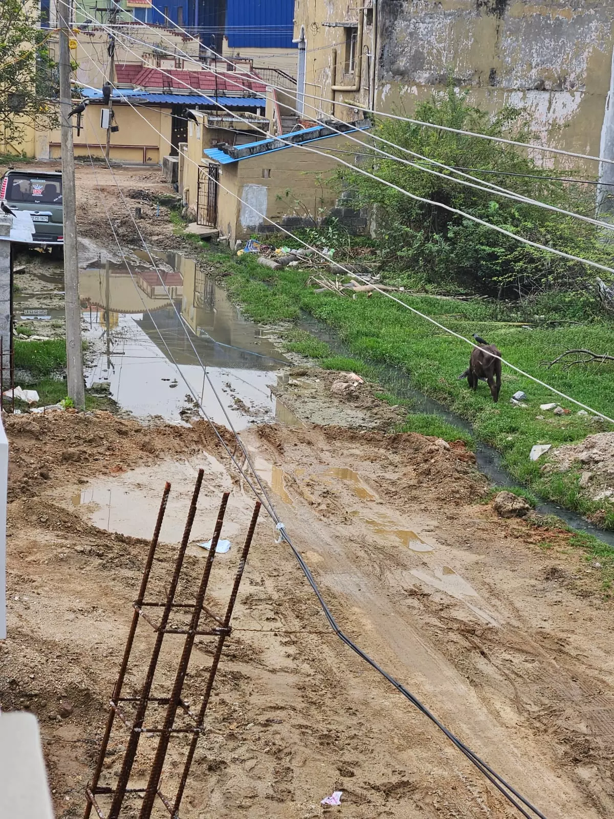 தெருவில் தேங்கும் கழிவுநீர் தெருவில் தேங்கும் கழிவுநீர்