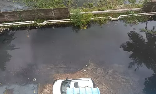 கழிவுநீரால் துர்நாற்றம் கழிவுநீரால் துர்நாற்றம்