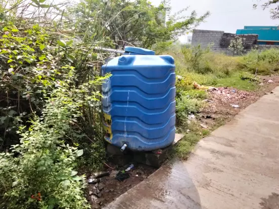 குடிநீர் தொட்டி பழுது