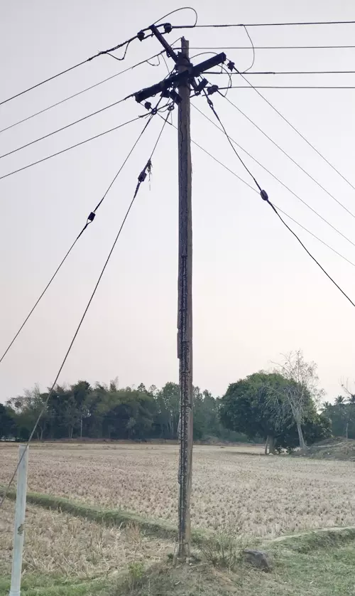 ஆபத்தான மின் கம்பங்கள் ஆபத்தான மின் கம்பங்கள்