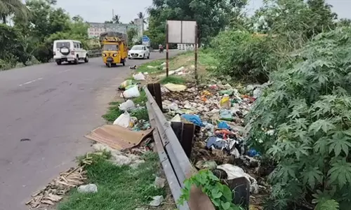 கழிவுகளால் ஏரி தண்ணீர் மாசு