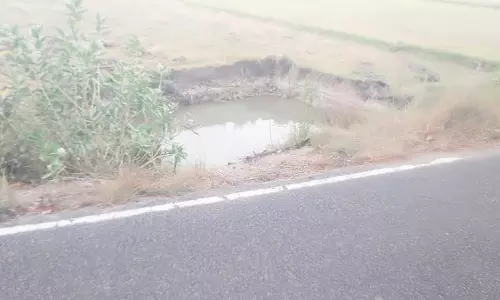 சாலையோர ஆபத்தான கிணறு