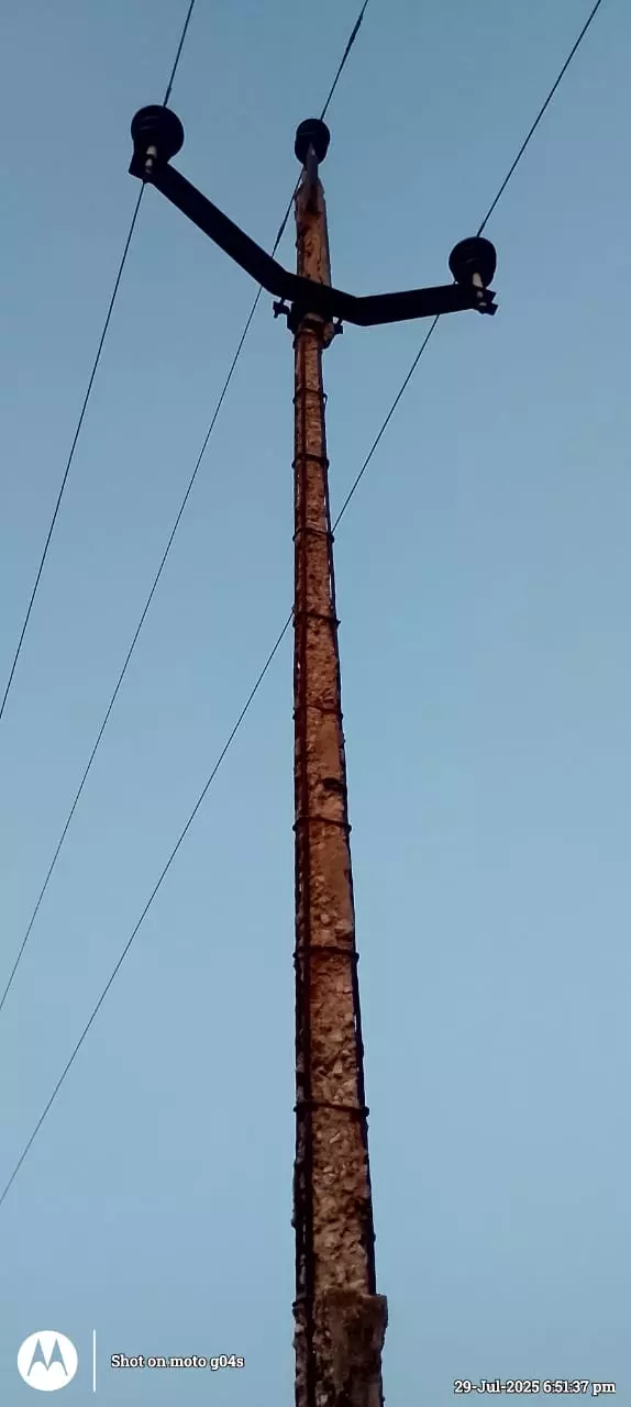 எலும்புக்கூடான மின்கம்பம் எலும்புக்கூடான மின்கம்பம்